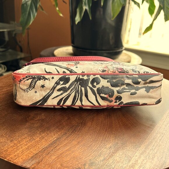 JIMMY CHOO Coated Canvas Pouchette RARE!! - Picture 3 of 7